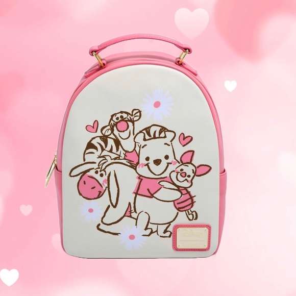 Loungefly Disney Winnie the Pooh Sketch Mini Backpack and Cardholder main image 6